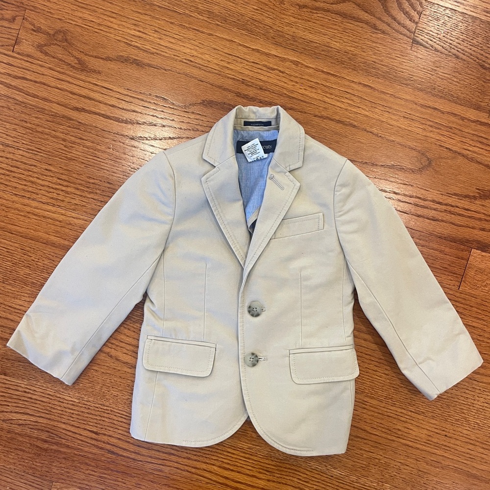 Crewcuts Thompson khaki blazer